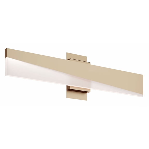 SLNV3603LAJUDLB AFX Slant - 33W 1 LED Bath Vanity-3 Inches Tall and 3 Inches Wide-Light Antique Brass Finish