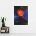 thumbnail image 2 of Mexico Paricutin Volcano Travel Tourism Vintage Advert Extra Large Art Print Wall Mural Poster Premium XL, 2 of 3