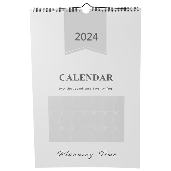 SHISUYAN Calendrier Mural Mensuel Calendrier de Planification des Fêtes Calendrier Quotidien en Anglais pour Bureau