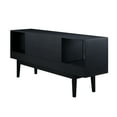 thumbnail image 6 of Holly & Martin Simms Midcentury Modern Media Console, for TVs up to 68", Black, 6 of 13