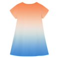 thumbnail image 7 of Teen Girls Dresses Short Sleeve Gradient Dress Casual Summer A-Line Sundress for Kids Soft & Breathable Fabric Ages 4-12 ,Sie:150, 7 of 7