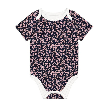 

Coaee Flower for Soft Cotton Baby Short-Sleeve Bodysuit Baby Girls Boys Bodysuit Romper