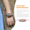 thumbnail image 3 of Sonducket 3 piezas trenzada estilo resistente al agua cera muñeca conjunto de joyas longitud dama decoración Popular encanto mano cadena playa Ropa, zapatos y accesorios Miscelánea Tipo 3 3 Sonducket AP010274-03, 3 of 6