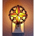 thumbnail image 2 of Stained Glass Night Lights (Nautical Star (Photocell)), 2 of 3