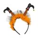 thumbnail image 2 of Diadema de Halloween con decoración, multifuncional, bonita y divertida, cómoda de usar. Naranja, 2 of 9