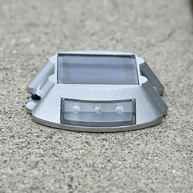 Solar Road Spike Light, Night Lamp With Reflector, Smart Charging, Flashing And Constantly 2 Lighting Modes(This Is An Intermittently Bright Version), IP68 Wate