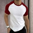 thumbnail image 2 of Ierhent T-Shirts for Men Men's Short Sleeve Crew T-Shirts(,L), 2 of 5