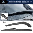 thumbnail image 5 of Unique Bargains 410mm Vehicle Rear Wiper Blade Arm Set for 2000-2005 Toyota Previa, 5 of 5