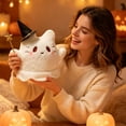 thumbnail image 2 of Halloween Plush Toy - Soft Stuffed Animal with Witch Hat for Kids, Cuddly Holiday Decor for Couch Bed, Spooky Cute Gift for Boys Girls, 8 Inch, 2 of 2
