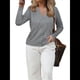 thumbnail image 2 of Cárdigan Corto Suave para Mujer, Suéter Informal Tipo Chal Gris L, 2 of 8
