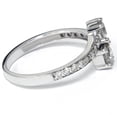 thumbnail image 2 of Pompeii 3/4ct 2-Stone Forever Us Diamond Ring 10K White Gold (H/I,I1-I2), 2 of 3