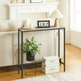 thumbnail image 5 of HOOBRO Narrow Console Table 29.5" Entryway Small Sofa Table Metal Frame Home Hallway Living Room Foyer Gray BG75XG01, 5 of 8