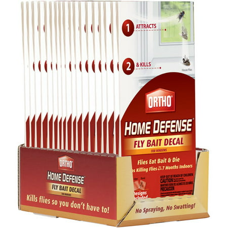 Ortho Home Defense Fly Bait Decal for Windows,