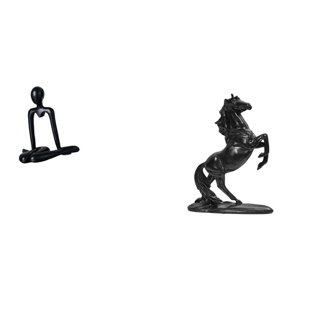 Escultura De Caballo Pensador Abstracto, Adorno Decorativo Para Armario, Dormitorio, Estantería, Chimenea, Paisaje, Estatua De Mesa.