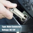 thumbnail image 2 of 10Pcs Cable Conector de Antena CC 12V Dvd Cd Radio Fm/Am Tono Plateado Unique Bargains antenas de reemplazo automotriz, 2 of 6