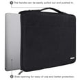 thumbnail image 4 of Mosiso 15" 15.4" 15.6" 16" Laptop Sleeve Notebook Case Bag for MacBook/Dell/HP/Lenovo/Asus/Acer/Samsung, Polyester Lapto, 4 of 7