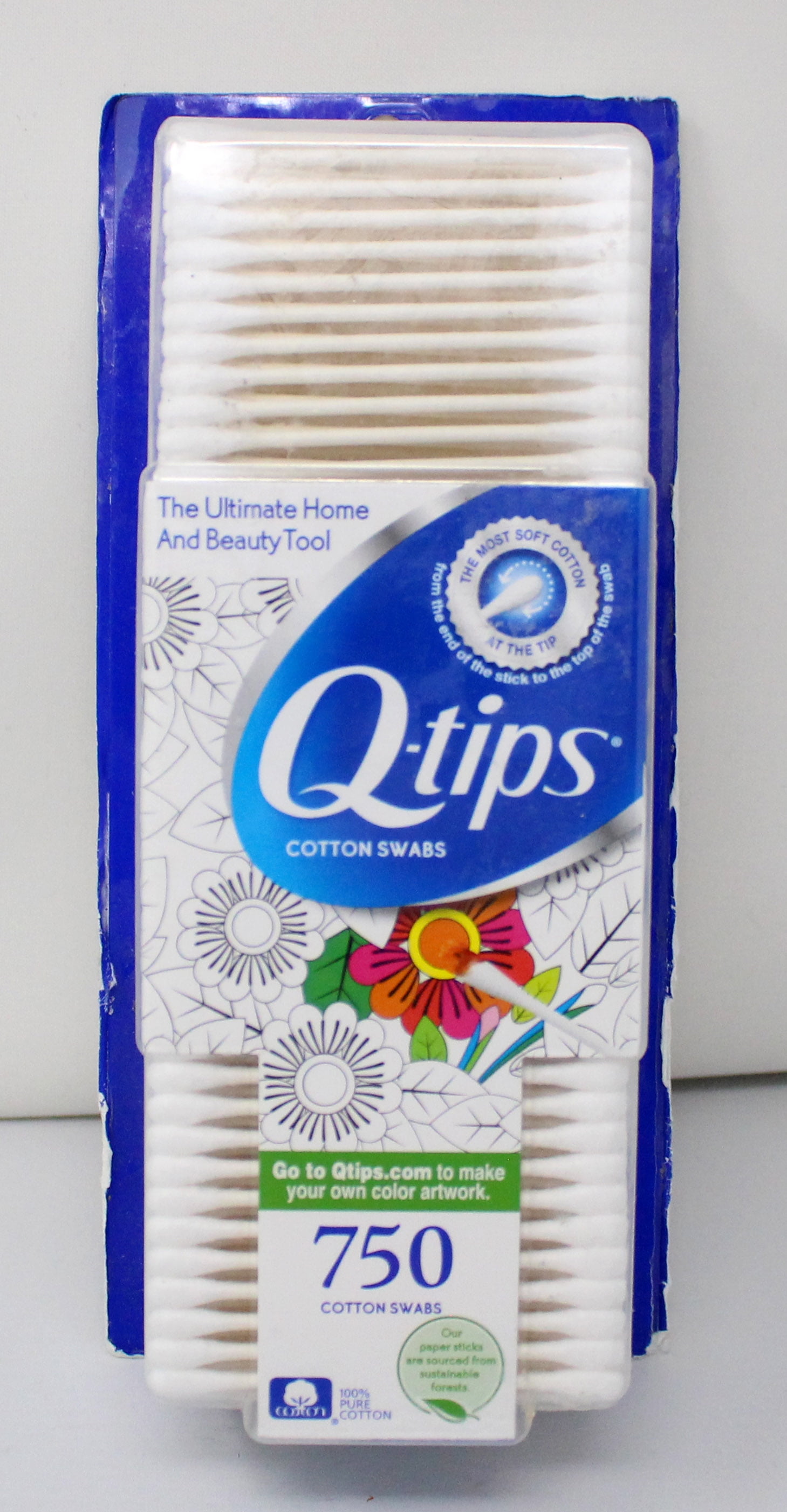 Q-Tips Cotton Swabs - 750ct