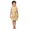 thumbnail image 6 of Girls Dress Cute Doge Sleeveless Dress for Girls Hem A-Line Casual Sundress, 6 of 7
