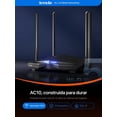 thumbnail image 4 of Tenda AC10 Router Gigabit AC1200 Doble Banda WiFi, 5 GHz hasta 867 Mbps, 2.4 GHz hasta 300 Mbps, Tecnología Beamforming, MU-MIMO Comunicación Multiple, 4 Atenas de 6dbi Amplia Cobertura WiFi., 4 of 17