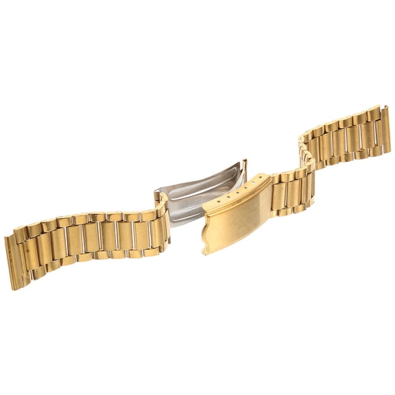 Supvox Mens Stainless Steel Watch Strap Metal Bracelet Watch Band Replacement with Smooth Texture