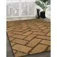 thumbnail image 2 of Ahgly Company Indoor Square Patterned Saddle Brown Area Rugs, 8' Square, 2 of 6