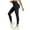 Yoga 161#Black, variant on Women's Leggings Tummy Control Solid Color Legging with Pockets Comfort Breathable Activewear Stretchy Fit Workout XL