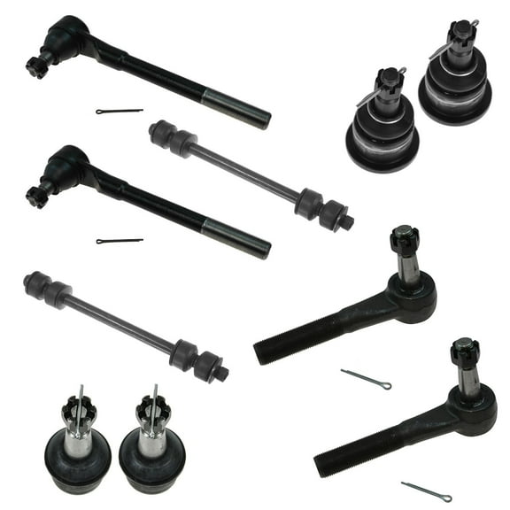 TRQ 10pc Kit Ball Joint Tie Rod Sway Bar Link LH RH for 97-99 Ram 1500 2WD Truck PSA59471 Fits select: 1997-1999 DODGE RAM 1500