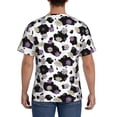 thumbnail image 2 of Naloa Daisies Flowers Men's T-Shirt Sport T-shirt Men's Basic Tee Casual Men's Shirt, Round Neck, Short Sleeves - Small, 2 of 5