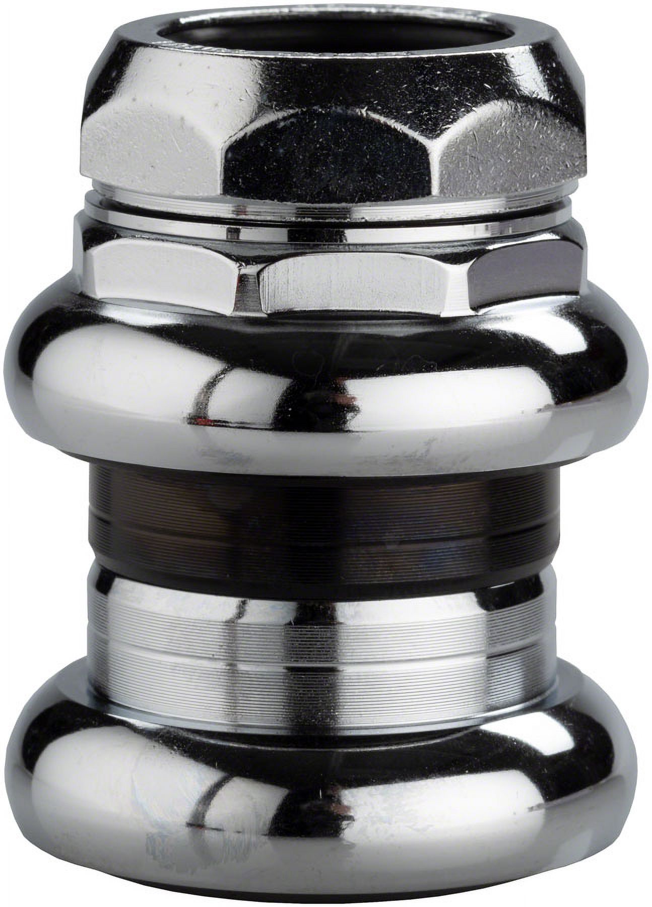 Tange AW-27 Old School BMX Headset – 1" Threaded, 32.7mm Cups, Chrome Silver
