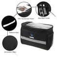 thumbnail image 6 of Bike Front Handlebar Bag, Waterproof Bicycle Front Storage Bag, Outdoor Cycling Pouch Front Basket with Touchscreen Transparent PVC Pouch for Smartphone Holder, Wallet, Sunglasses, 6 of 8