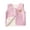 B Pink, variant on Girls and Toddlers' Vest Toddler V Neck Sleeveless Fleece Lined Warm Bear Embroidery Button Waistcoat Outerwear