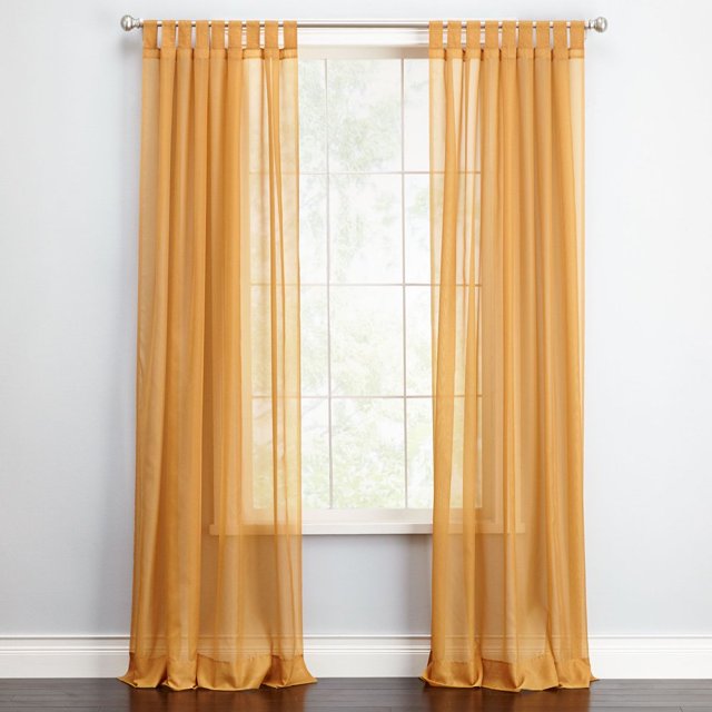 HAOAN BH Studio Sheer Voile Tab-Top Panel