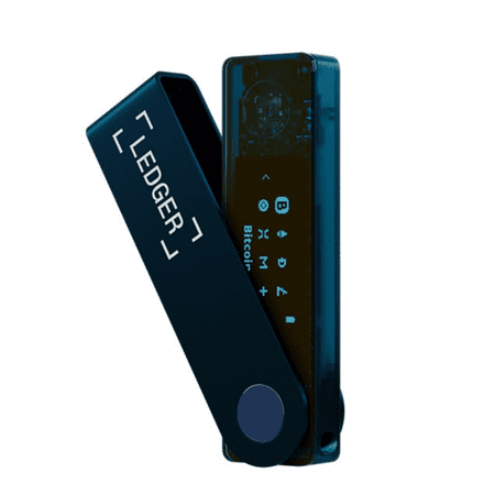 Ledger Nano X Crypto Hardware Wallet – Bitcoin Cold Wallet, Bluetooth, Sapphire Blue, Brand New