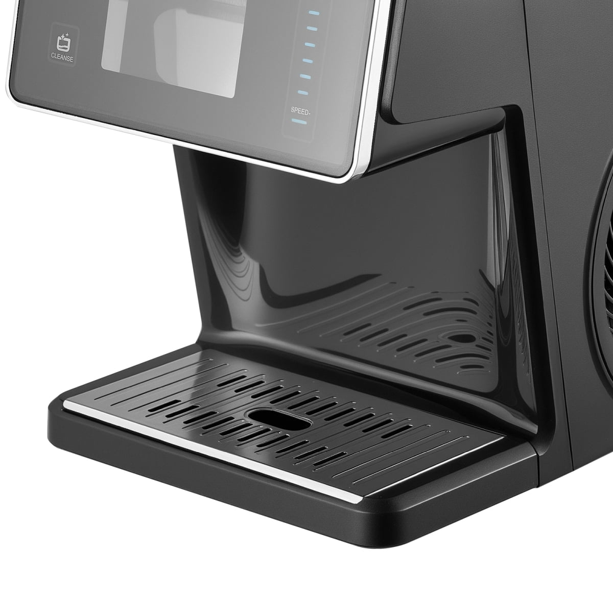 TENGDA 44LBS/24H Snowflake Ice Machine Electric Snow Cone Maker with Stainless Steel Blade Black