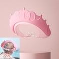 thumbnail image 1 of Gorro de baño Macarena Gorro ligero para lavado de cabello de Bebé Escudo rosado, 1 of 7