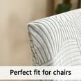 thumbnail image 3 of Super Stretch Chair Slipcovers,Dining Room Chair Covers Universal Anti-Dust Removable Washable Thicken Jacquard Chair Protector for Hotel Banquet Kitchen Decor-2-light grey, 3 of 7