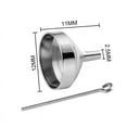 thumbnail image 3 of 2X Mini Funnels Set Stainless Steel Urn Funnel Filler Kit for Cremation Jewelry Ashes Keepsakes, 3 of 3