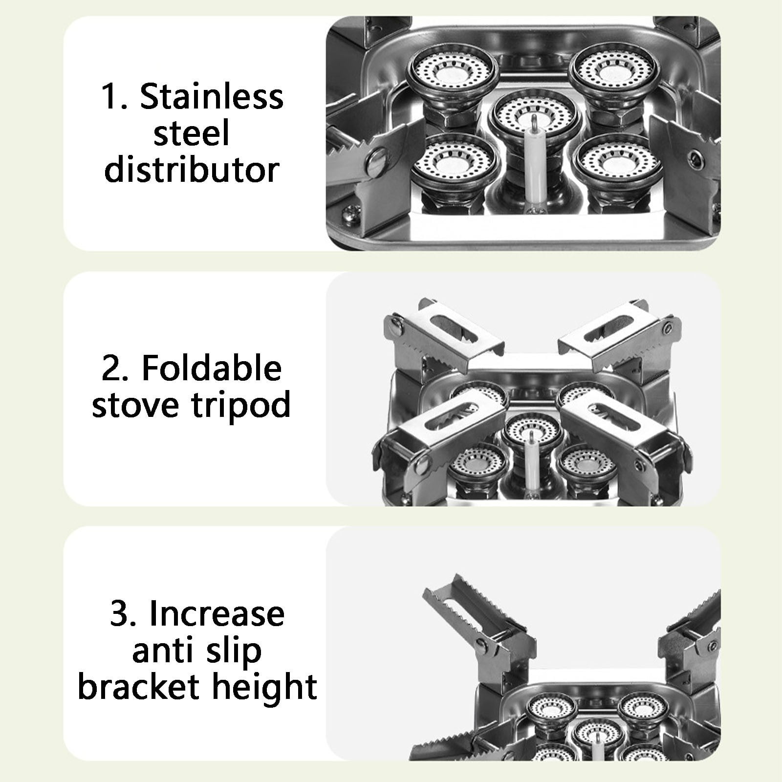 karymi Fire Stove Camping Outdoor Portable Windproof Gas Stove Gas Stove Gas Stove Gas Stove Head Stove Tailgating