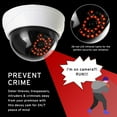 thumbnail image 5 of MaximalPower Fake CCTV Security Dummy Dome Camera with Red LED Light for Home, Shop, Business, etc. (4 Pack), 5 of 10