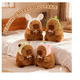 thumbnail image 2 of Peluche Capibara Xtellar Cafe 20cm Algodón Decorativo, 2 of 3