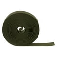 thumbnail image 1 of Cintas elásticas de costura Uxcell de 11 yardas, cordón elástico plano de 1-1/2" de ancho para manualidades, verde ejército, 1 of 6