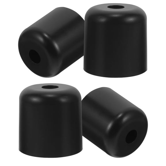 LEDMOMO Furniture Legs Black Plastic 4Pcs 2.0X2.0X2.0In