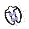 thumbnail image 2 of OFFIGAM Leg Muscle Massager Roller with Circular Clamp Portable Lightweight Purple Design, 2 of 7