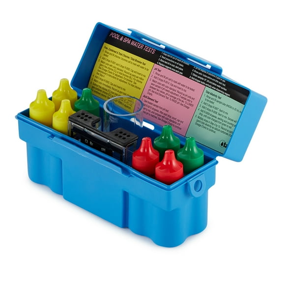 Taylor K-1004 Safety Plus Trousse de Test d'Alcalinité du Chlore, du Brome et du pH pour Piscine