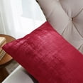 thumbnail image 2 of Home Soft Things Textured Velvet 2 Piece Pillow Shell Set - Tango Red - 14" x 26", 2 of 5
