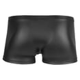thumbnail image 2 of Men Shiny Leather Boxer, Soft Matte Leather, Shaping Short Pants, 2 of 5