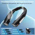 thumbnail image 5 of AI Neck Fan, 6 Speeds Adjustable Portable Personal Fan Rechargeable, 6000 mAh Battery Faster Cooling Wearable Fan, Ultra Quiet for Home, Office, Travel, Outdoor, 5 of 9