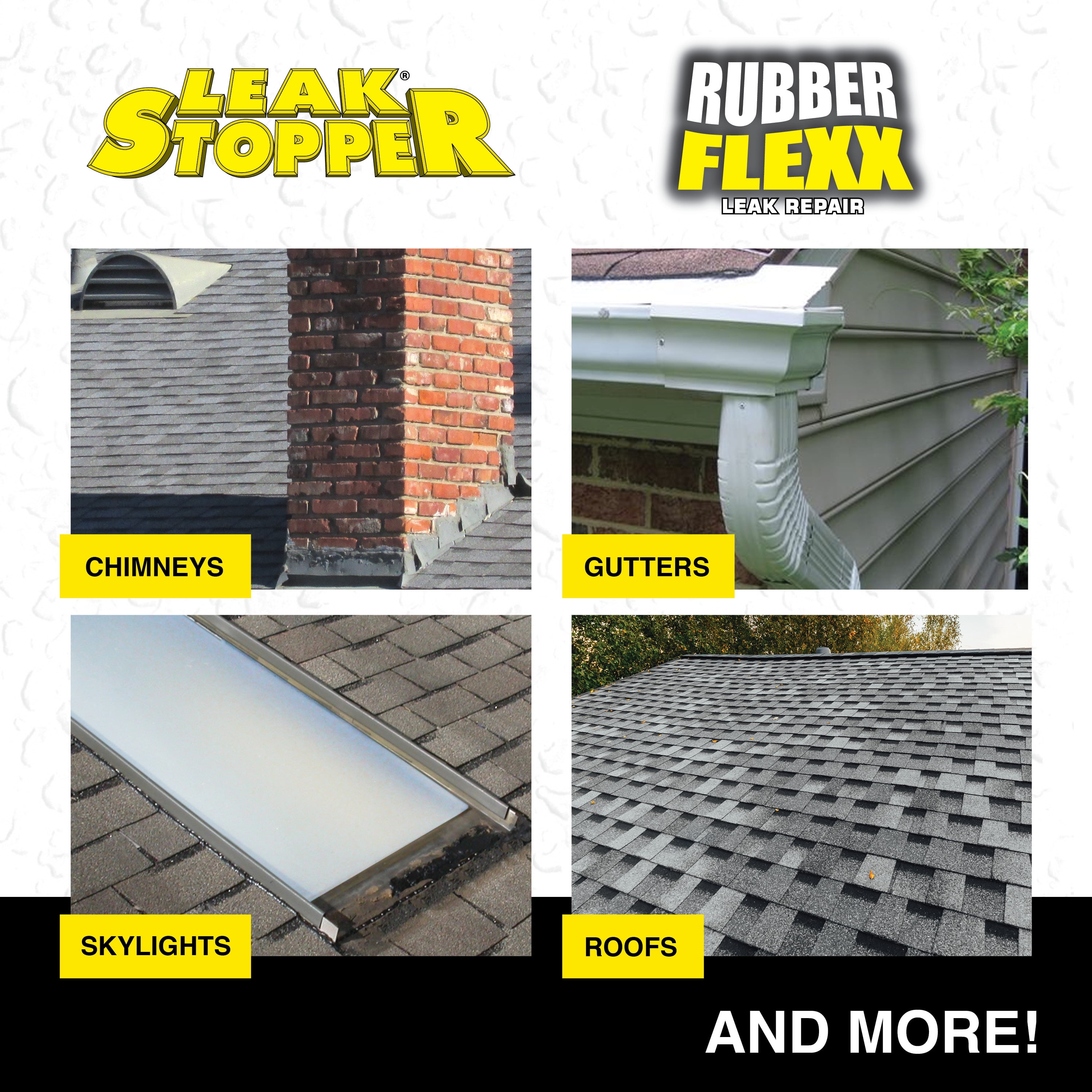 LEAK STOPPER Rubber Flexx 15-oz Waterproof Roof Sealant in the Roof  Sealants department at