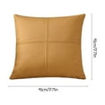 thumbnail image 2 of Fmbmuo Cross-Stitch Throw Pillow – Distressed Linen Square Cushion for Sofa & Bed, 2 of 5