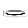 thumbnail image 4 of Sweat-Wicking Non-Slip Sports Headband Set of 6 Silicone Polyester for Running Yoga Fitness, 4 of 7